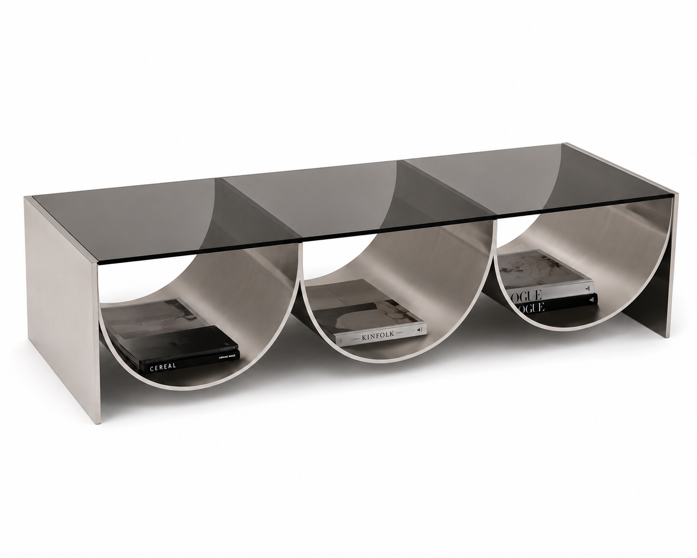 Wave Duo Kitaplık Orta Sehpa