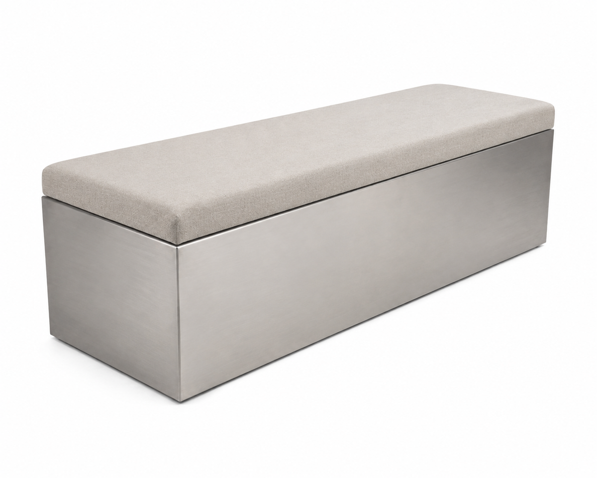 Block Bench – Paslanmaz Çelik Döşemeli Bench