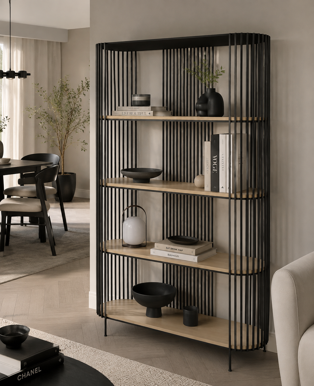 Frame Bookcase – Metal Kitaplık