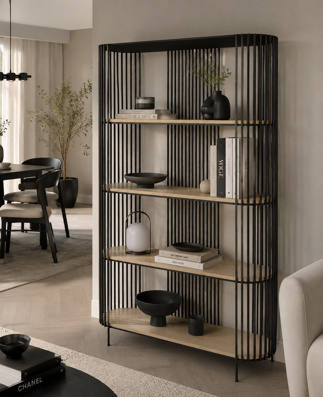 Frame Bookcase – Metal Kitaplık