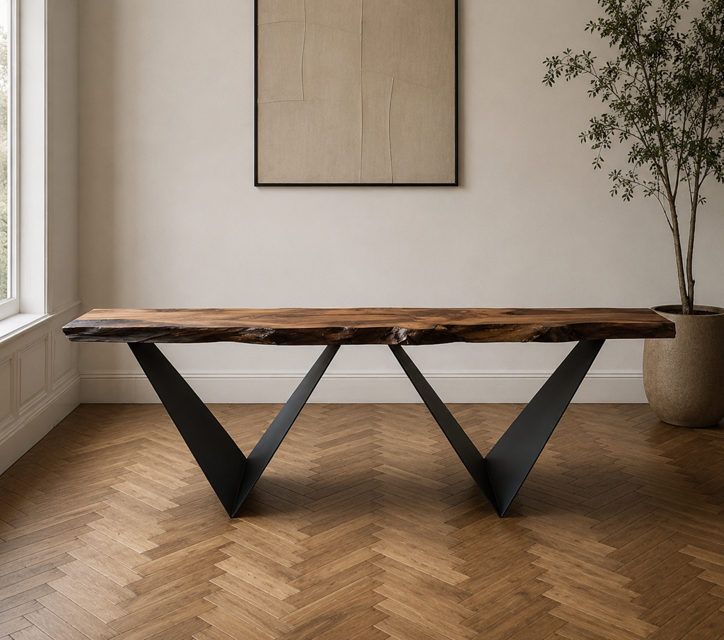 Vertex Console – Masif Ahşap Konsol