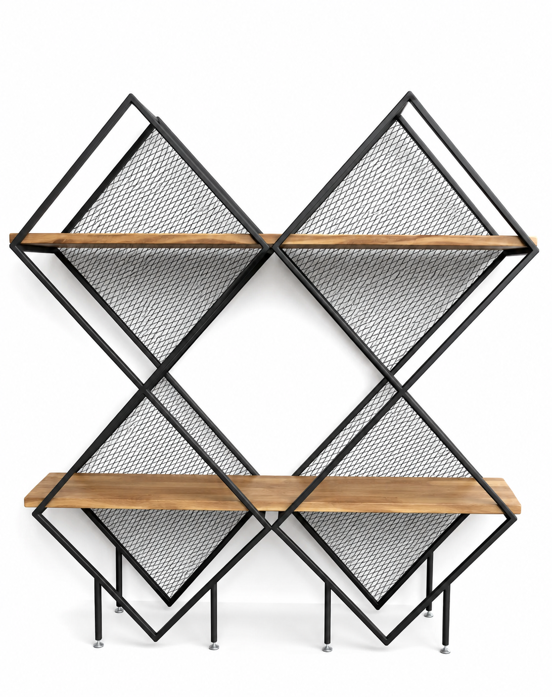 Diamond Bookcase – Metal Kitaplık
